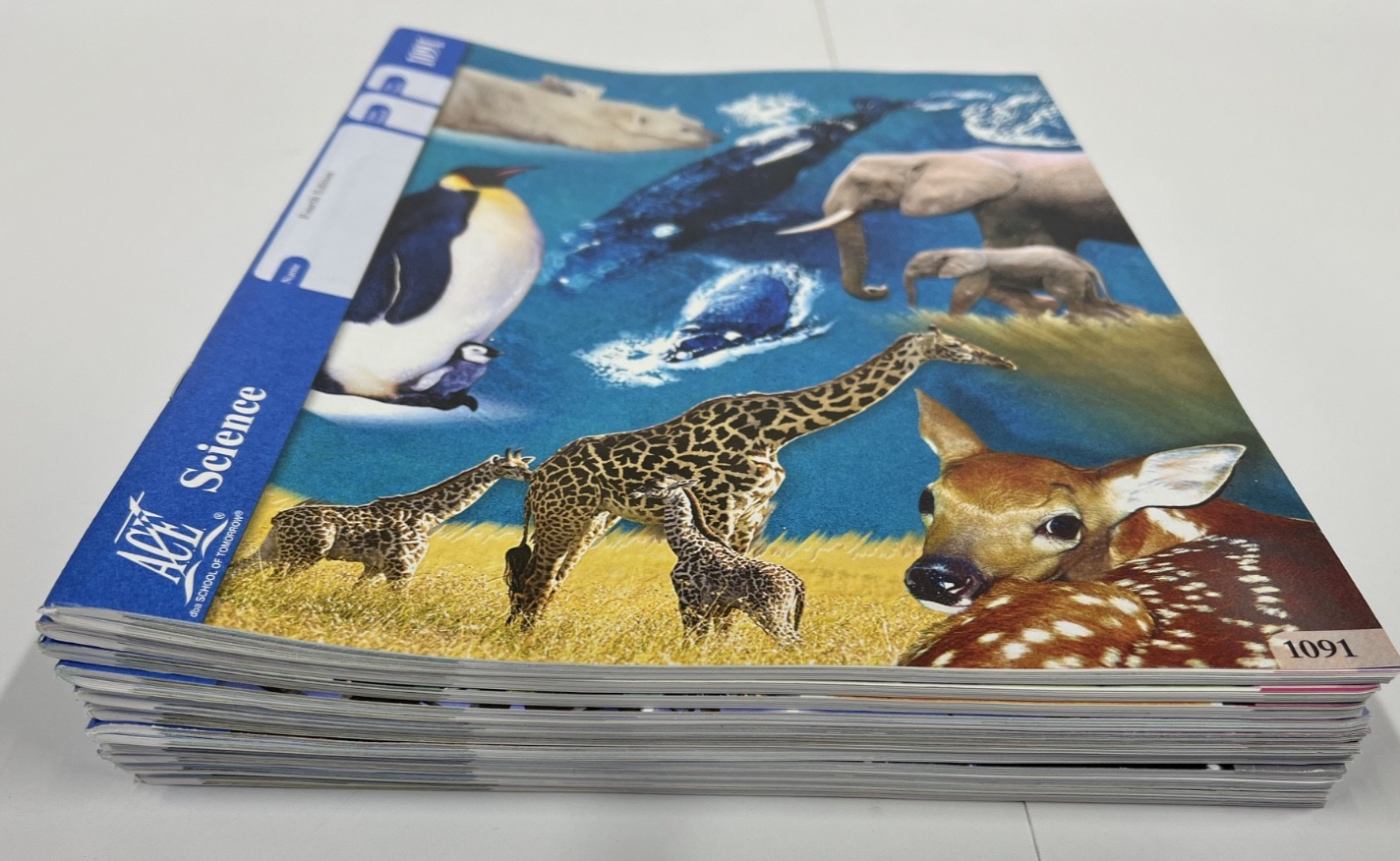 Science Ace PACEs 1086-1096 4th Ed New Free Ship school of tomorrow2