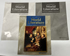 Abeka World Literature vol 4 10th gr Homeschool set Textbook, Tests Quiz & Key0