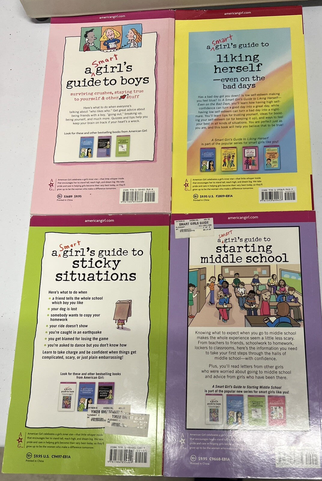 American Girl books A Smart Girl's Guide to... 4 Book Lot1