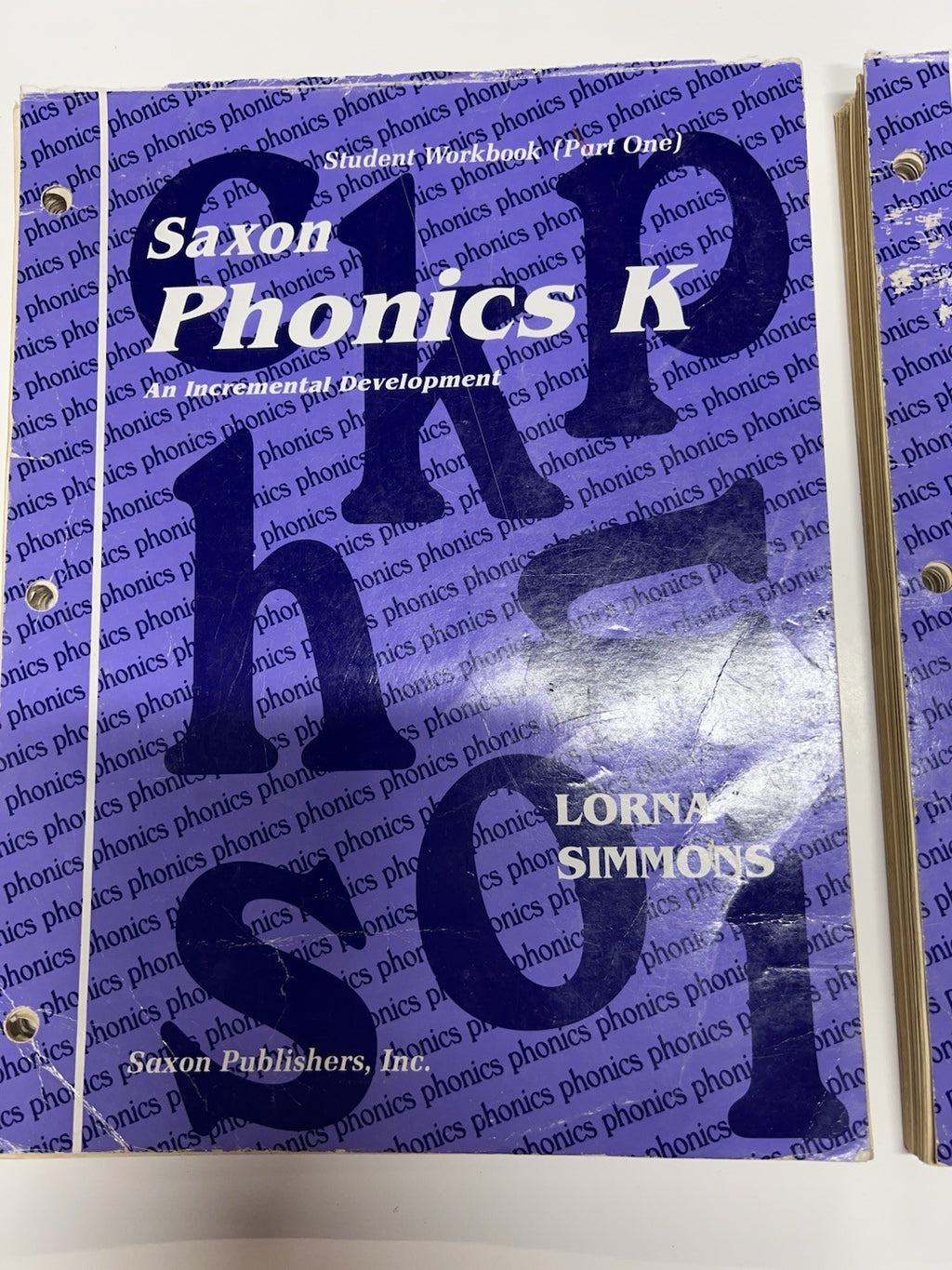 Saxon Phonics K SET student Workbook part 1 & 2 + Teacher's manual kindergarten9