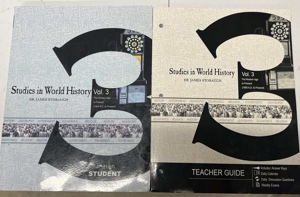 Masterbooks Studies World History Vol 3 Student Text & Teacher Guide Stobaugh0