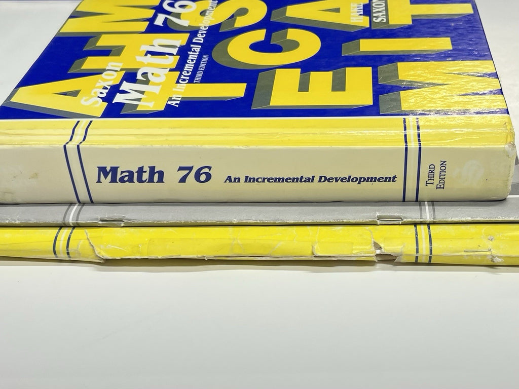 Saxon Math 76 third edition SET Textbook Tests Home Study packet homeschool5