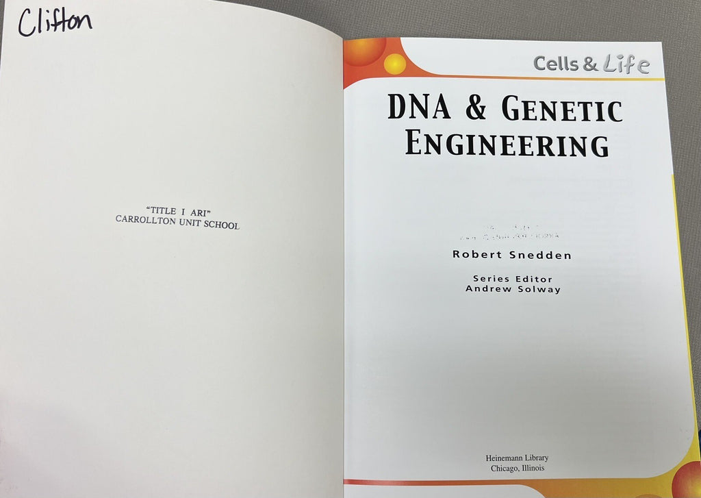 DNA  Genetic Engineering (Cells & Life) paperback1