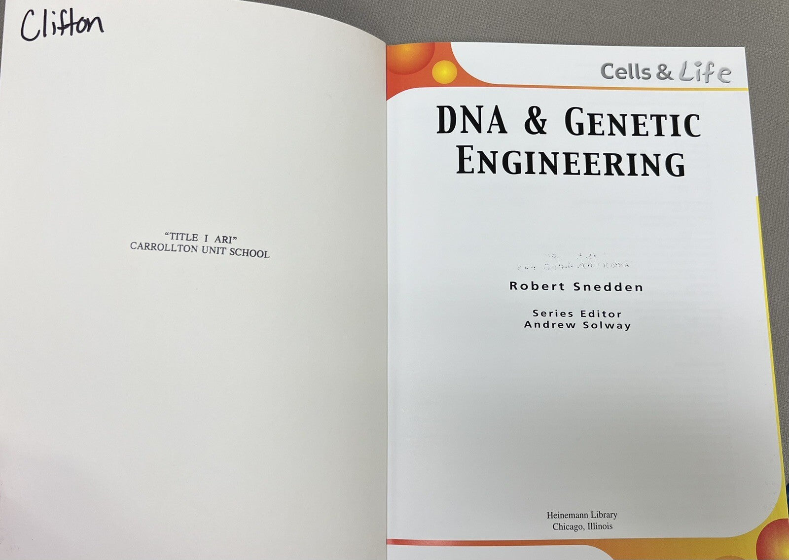 DNA  Genetic Engineering (Cells & Life) paperback1