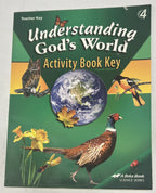 Abeka Understanding Gods World Teacher Key for Activity Book 4th grade science0