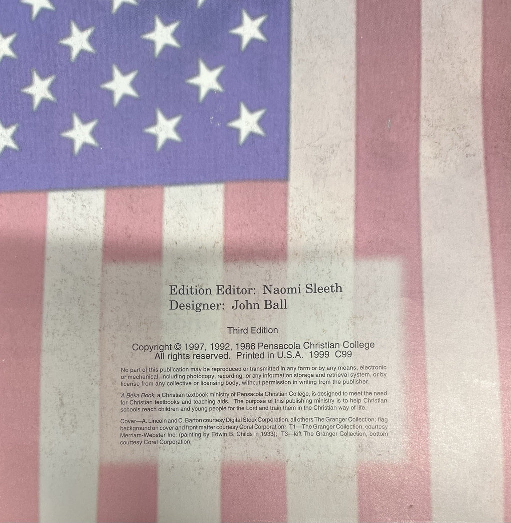 Abeka Our American Heritage Teacher Edition third ed 3rd grade homeschool2