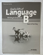 Abeka Language B Quiz and Test KEY 5th grade homeschool0