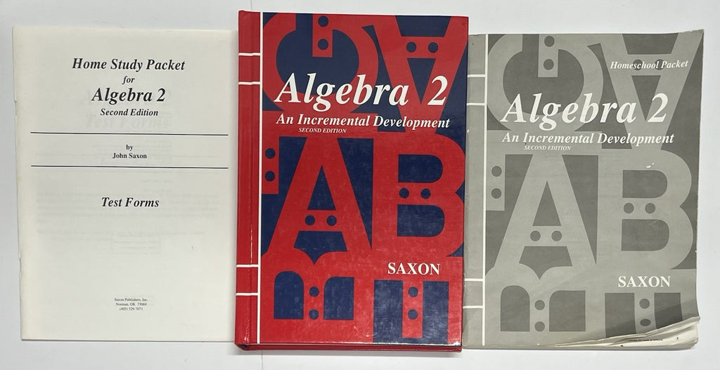 Saxon Algebra 2 complete set kit textbook test forms homeschool packet 2nd ed.0