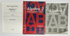 Saxon Algebra 2 complete set kit textbook test forms homeschool packet 2nd ed.0
