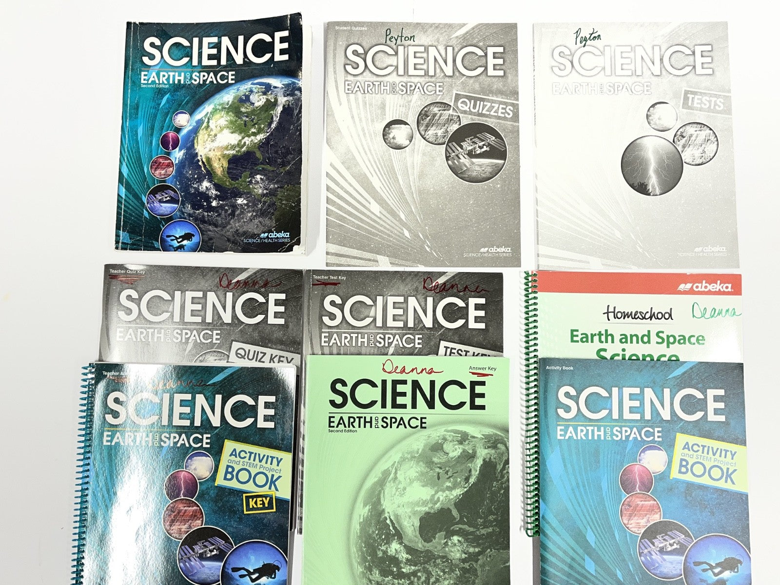 Abeka Science Earth and Space 2nd ed complete SET  (READ DESCRIPTION)0