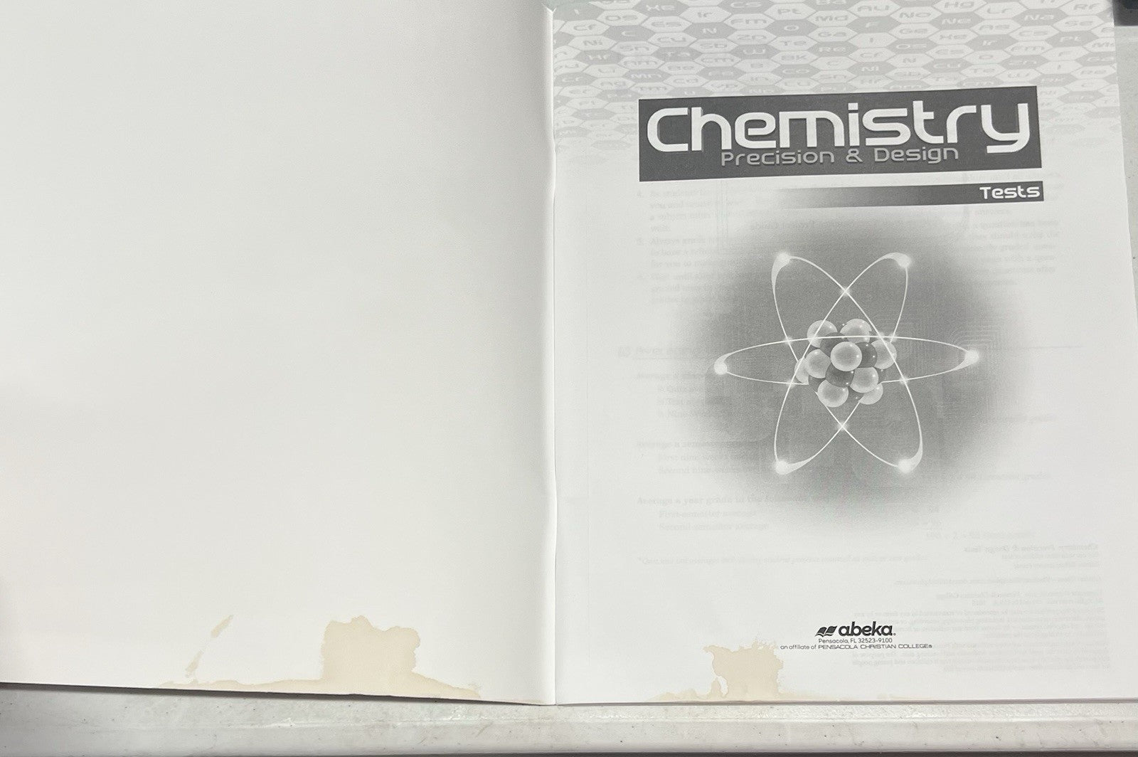 Abeka Chemistry complete set kit 3rd edition homeschool science3