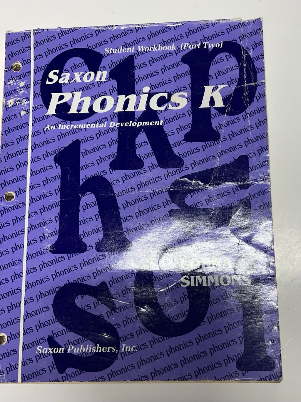 Saxon Phonics K SET student Workbook part 1 & 2 + Teacher's manual kindergarten8