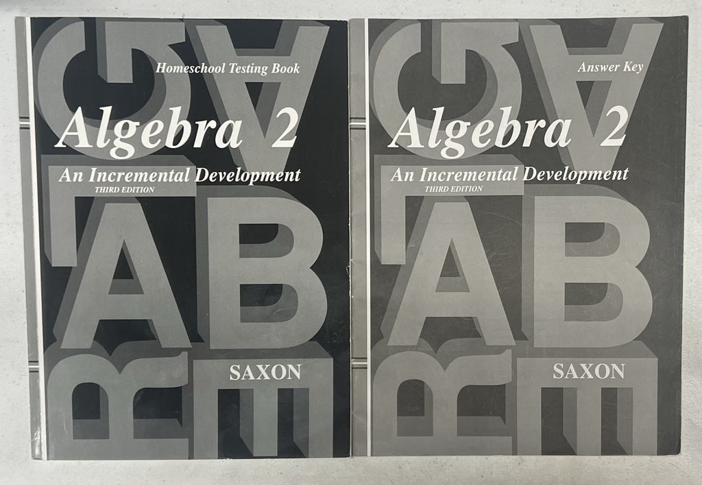 Saxon Algebra 2 3rd edition Answer Key & Test Forms  (NO textbook)0