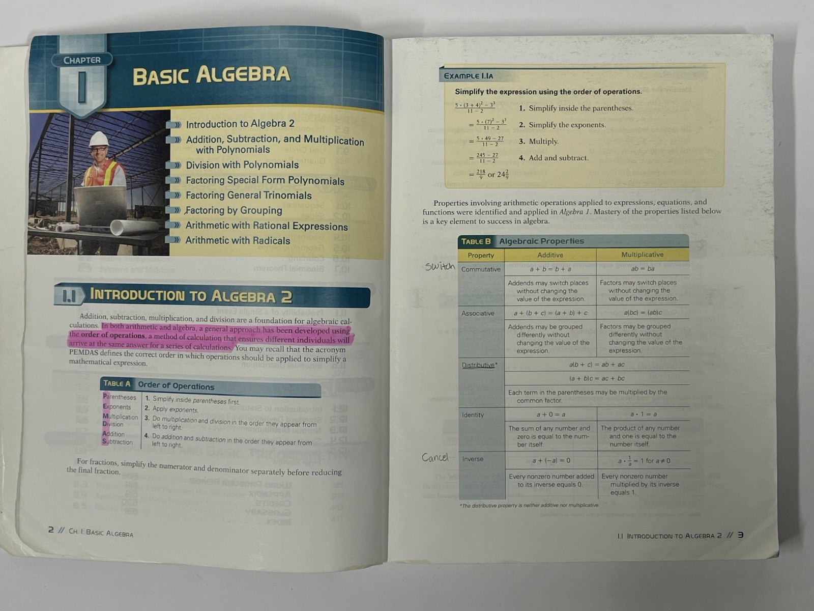 Abeka Algebra 2 set textbook quizzes tests solution key quiz test key3