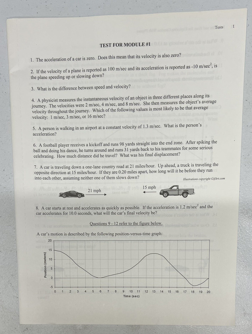 Exploring Creation With Physics  TEST  Booklet Apologia Science0