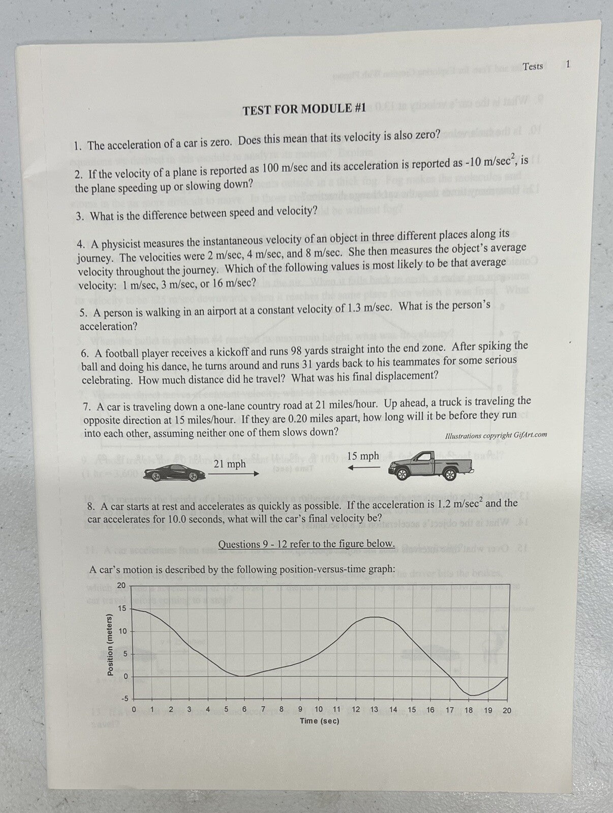 Exploring Creation With Physics  TEST  Booklet Apologia Science0