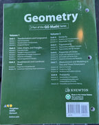 Geometry Volume 1  part of the GO MATH! Series Text with Perforated Pages1