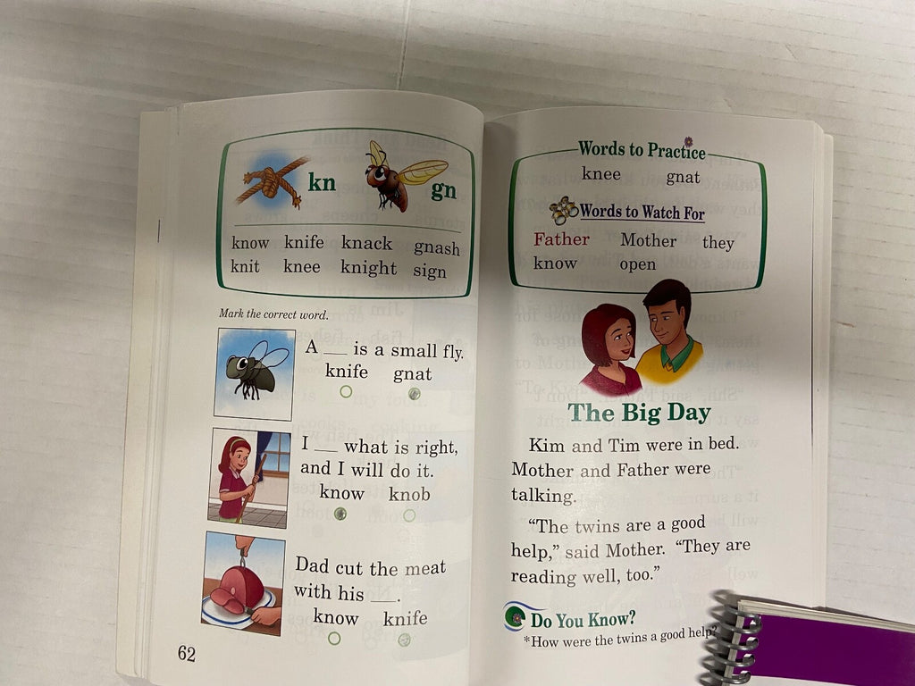 Abeka Reading 1 set 1st grade readers and answer key *Missing one reader*6