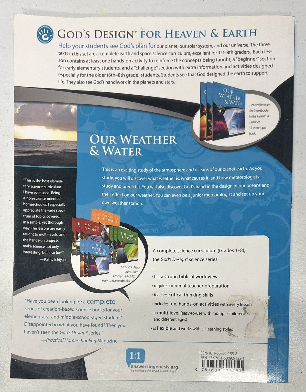 Our Weather & Water God's Design for Heaven and Earth Answers In Genesis.1