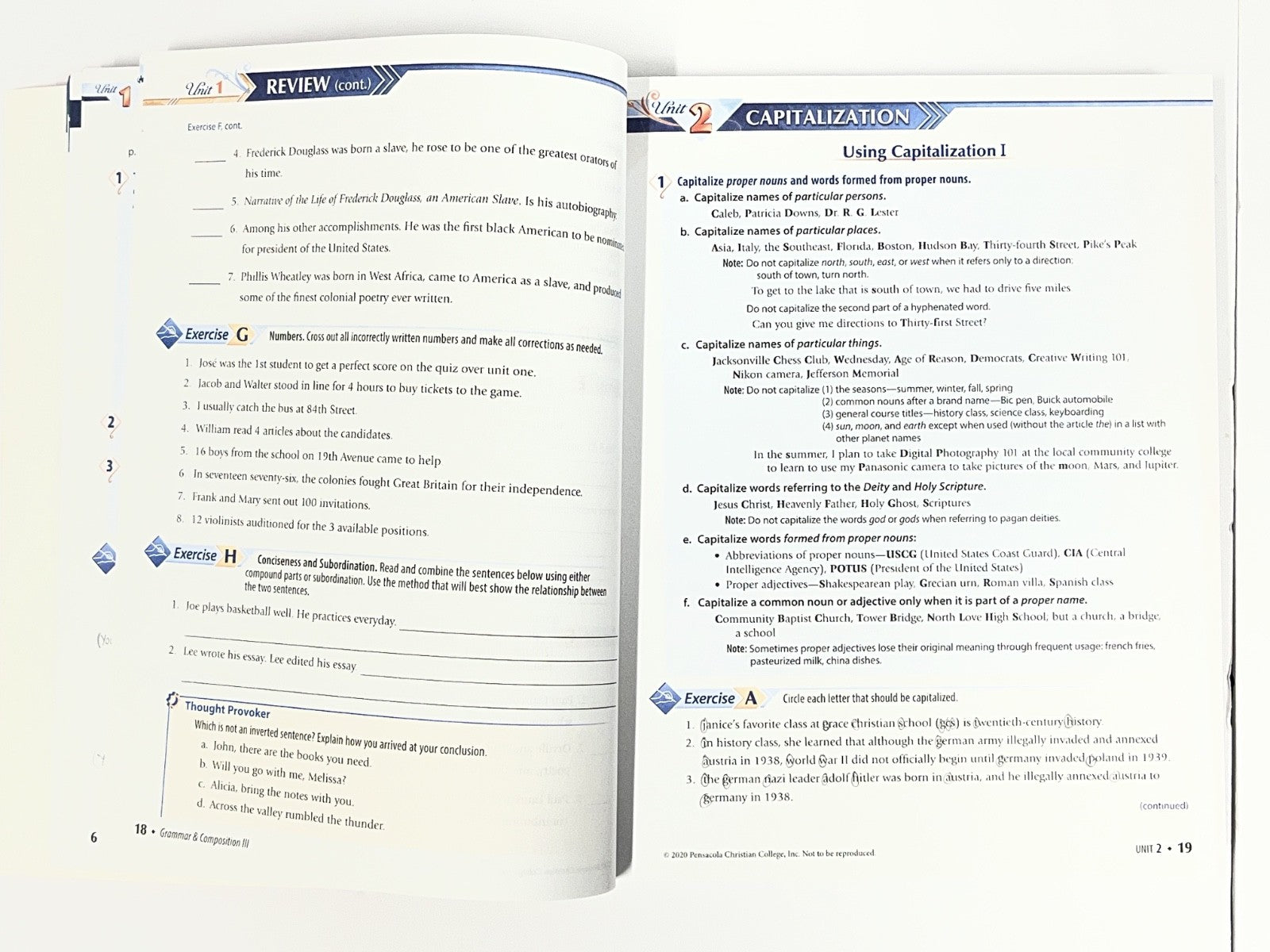 Abeka Grammar III 3 set teacher edition tests key text 6th edition5