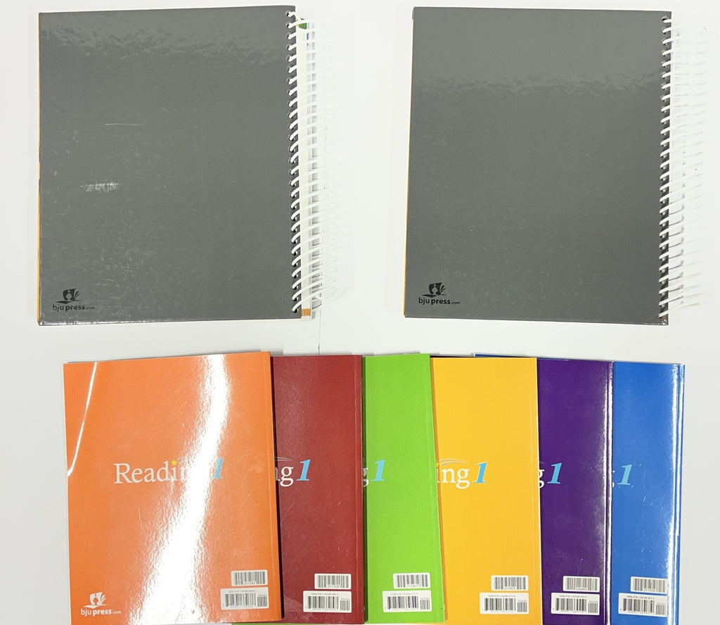 BJU Bob Jones 1st grade READING 1  Set Student books Teacher Edition CD1