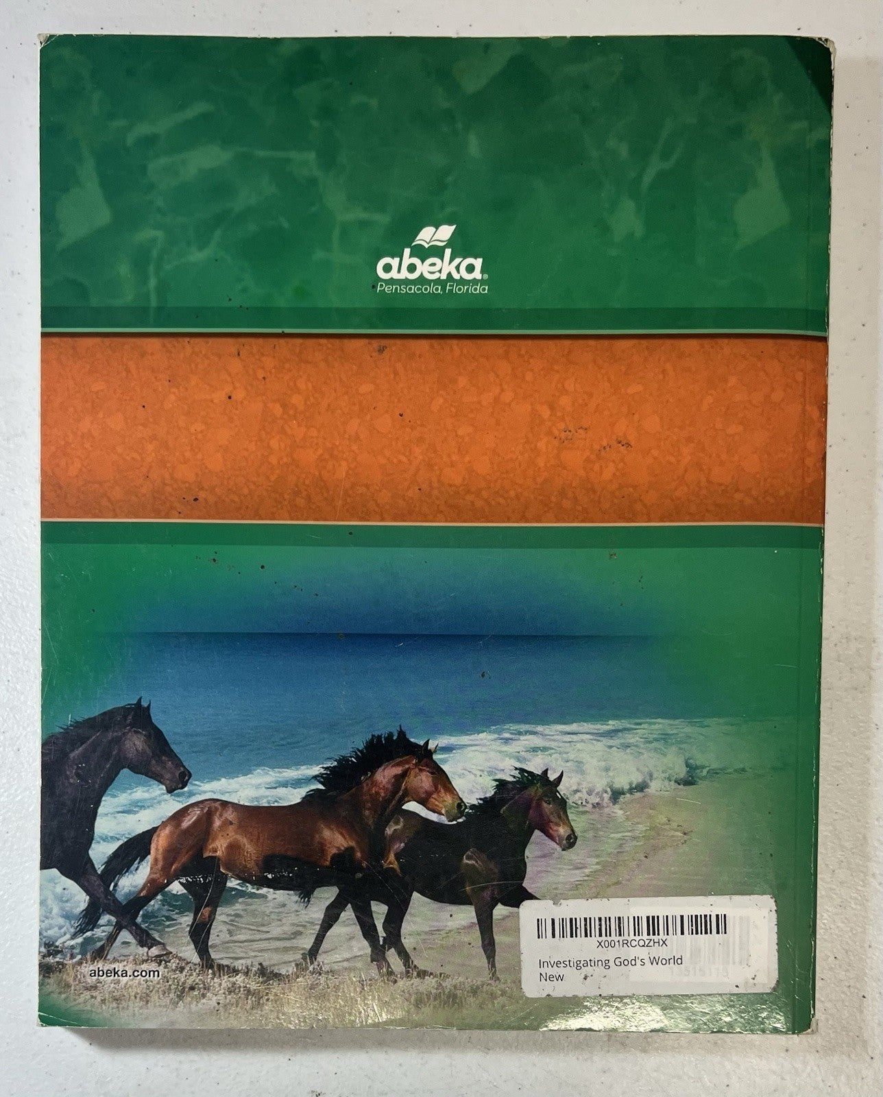 Abeka Investigating God's World fourth edition textbook  homeschool science1