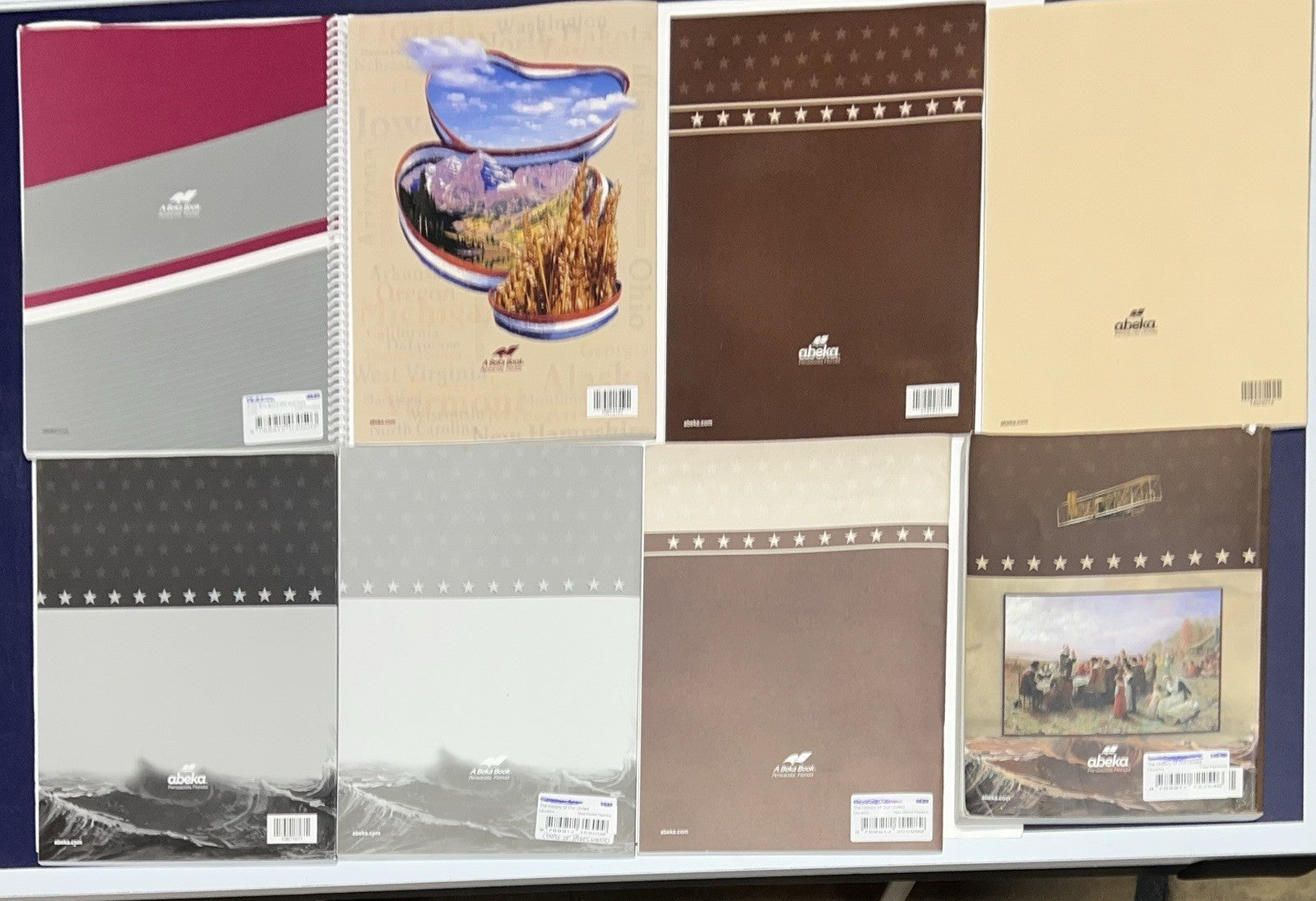 Abeka History of our United States COMPLETE 4th ed set w lesson plans READ1