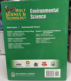 Environmental Science.  Holt Science & Technology Short Course E   Homeschool3