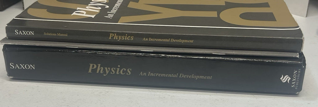 Saxon Physics Kit set Textbook Solutions Manual Homeschool Packet2