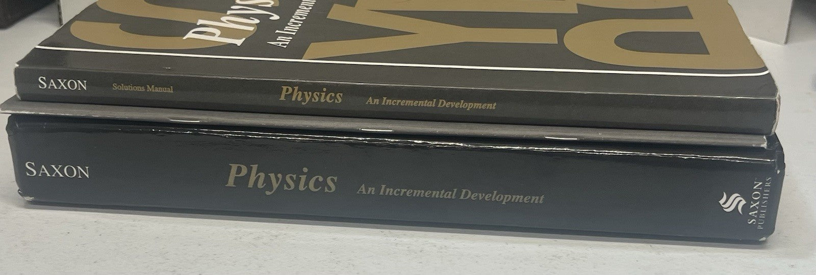 Saxon Physics Kit set Textbook Solutions Manual Homeschool Packet2