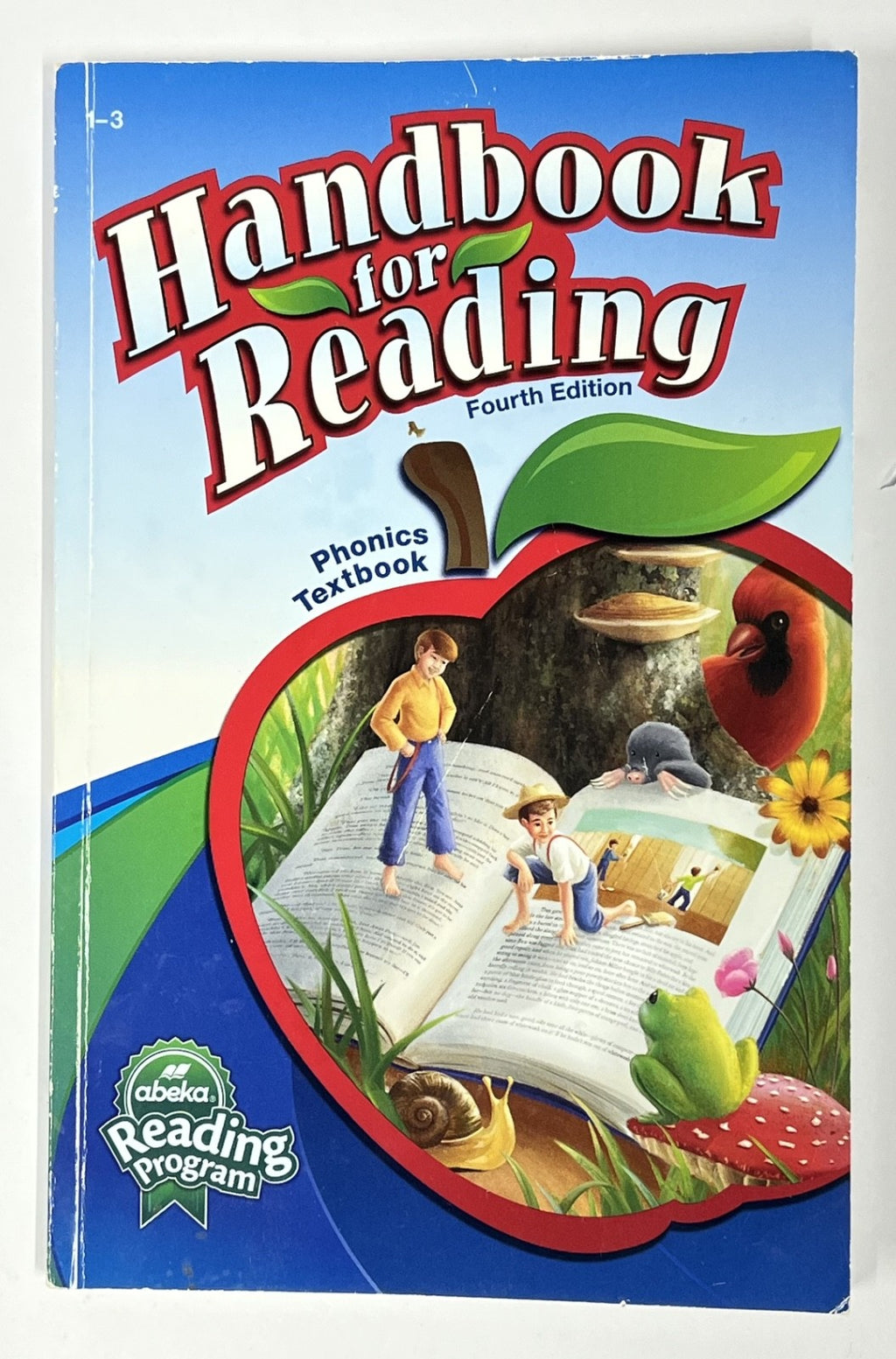 Abeka Handbook for Reading 4th edition phonics textbook *See back cover.0
