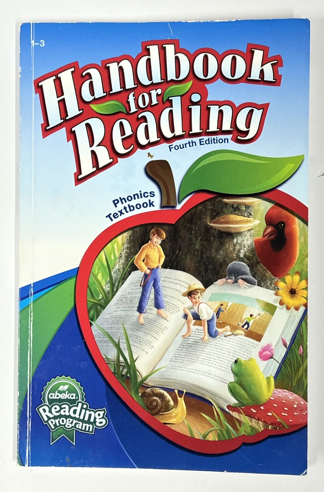 Abeka Handbook for Reading 4th edition phonics textbook *See back cover.0