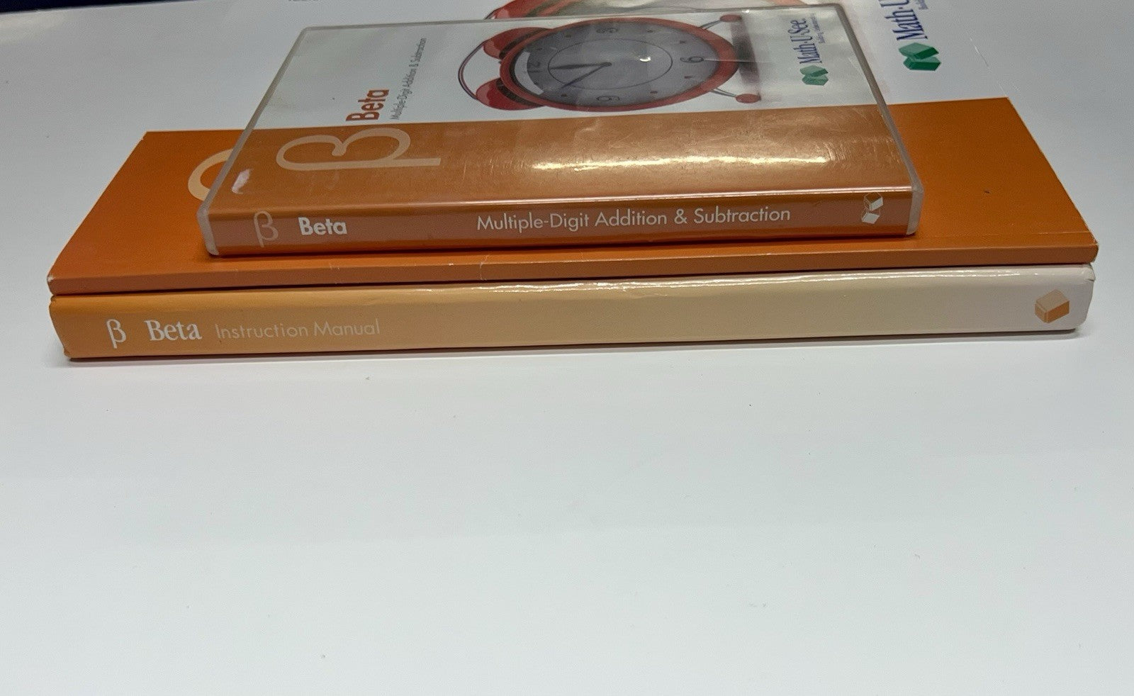 Math-U-See Beta Set Instruction Manual, Tests, And DVD  Homeschool math Demme2