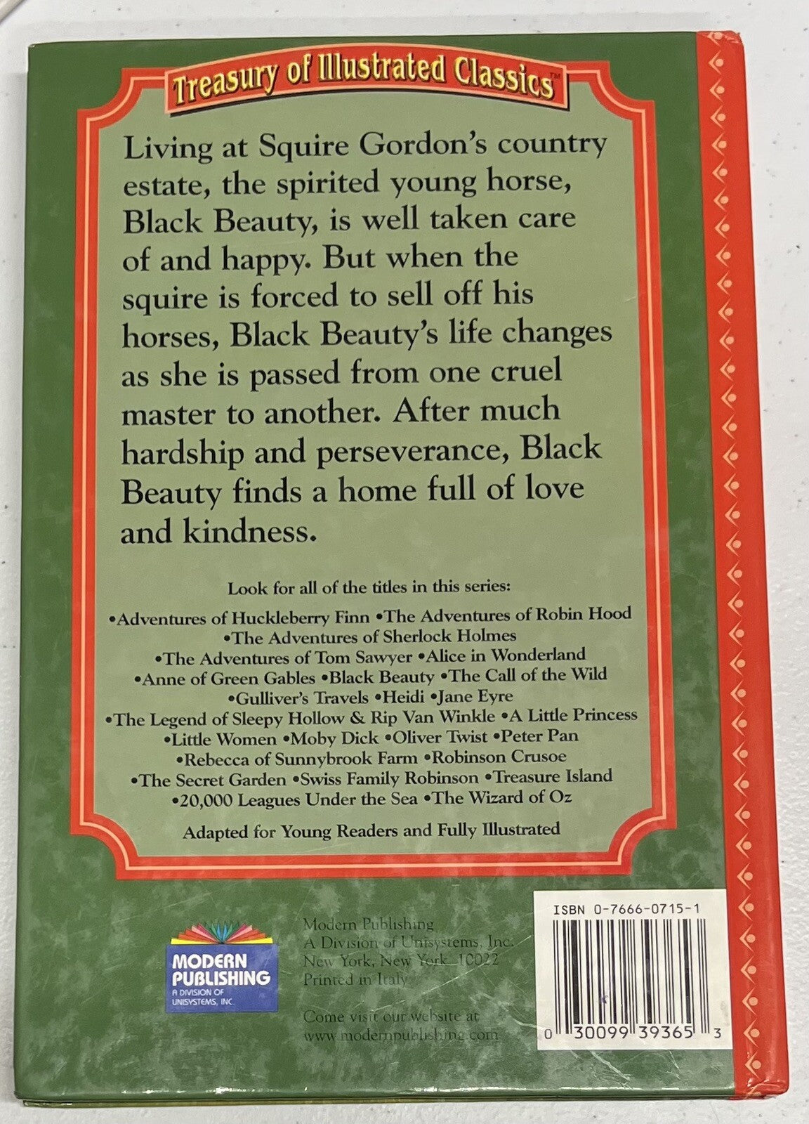 Black Beauty  Treasury of Illustrated Classics  Anna Sewell2