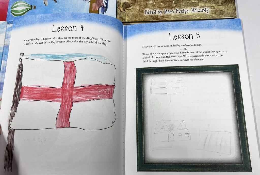 Notgrass Our Star-Spangled Story SET workbook timeline key Part 1 and 2 rhythms2