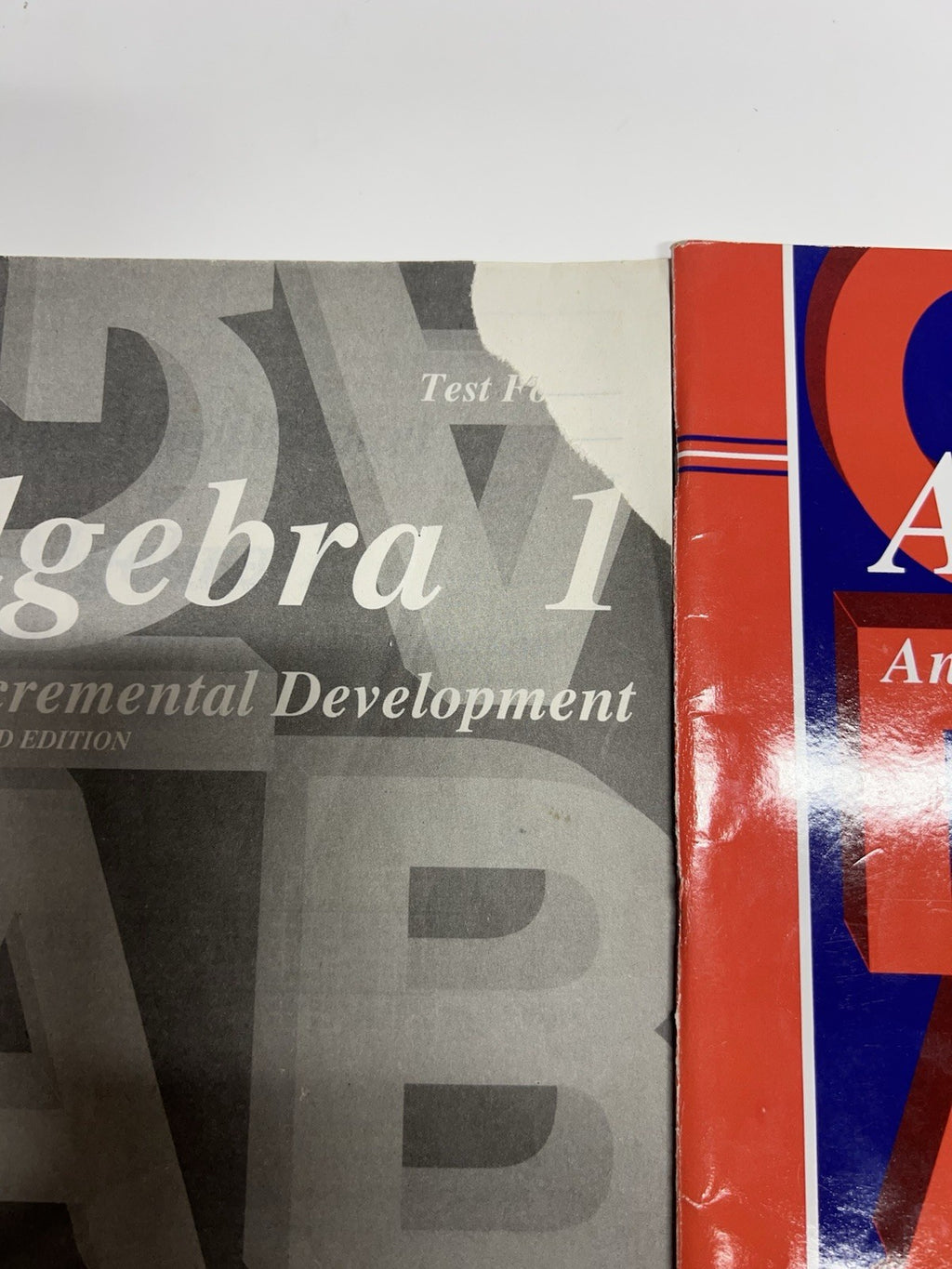 Saxon Algebra 1 set third edition textbook homeschool packet test forms1