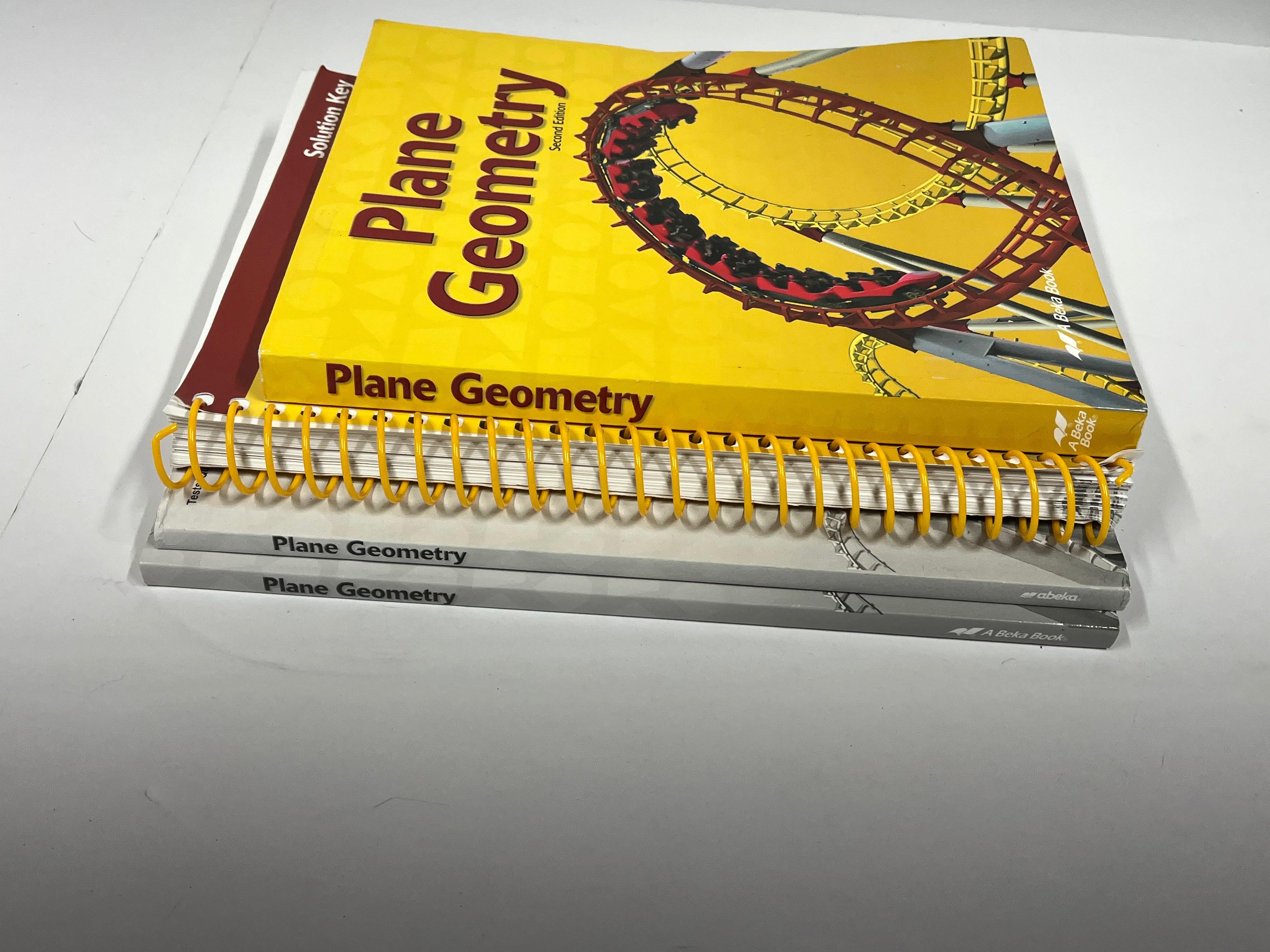 Abeka Plane Geometry Bundle | 2nd ed. | Complete Used Set | Homeschool Curriculum