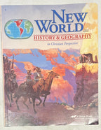 Abeka New World History Geography | 3rd ed. | textbook