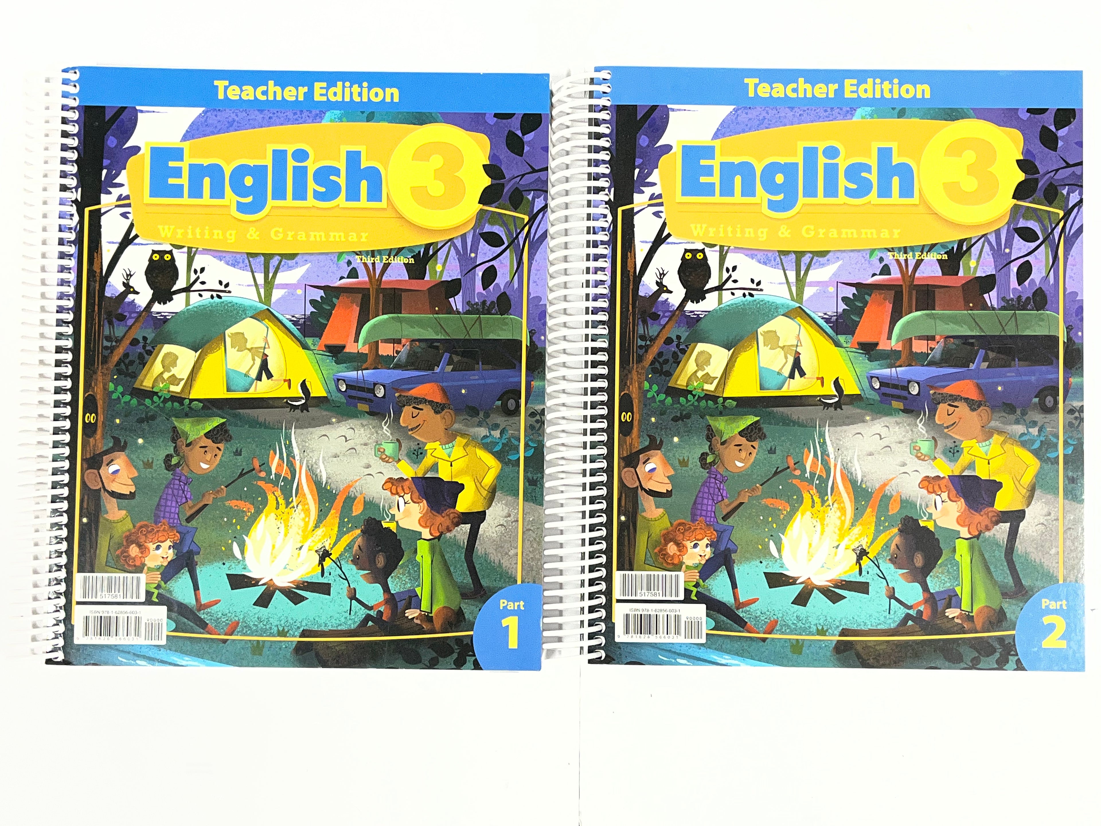 BJU English 3 | 3rd ed. | Teacher Edition Part 1 & 2