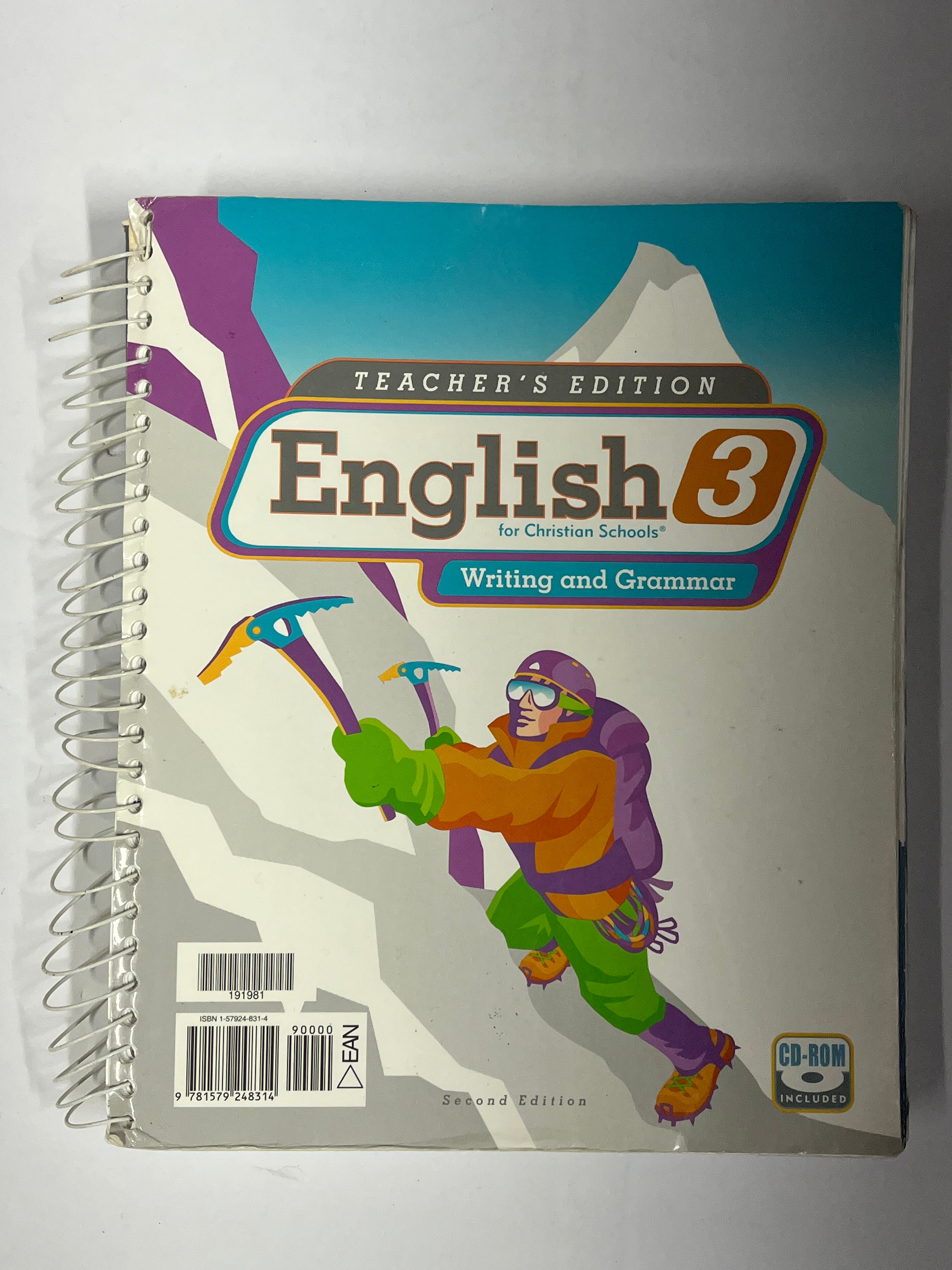 BJU English 3 | 2nd ed. | Teacher's Edition with CD