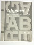 Saxon Algebra 1/2 | 3rd ed. | test forms
