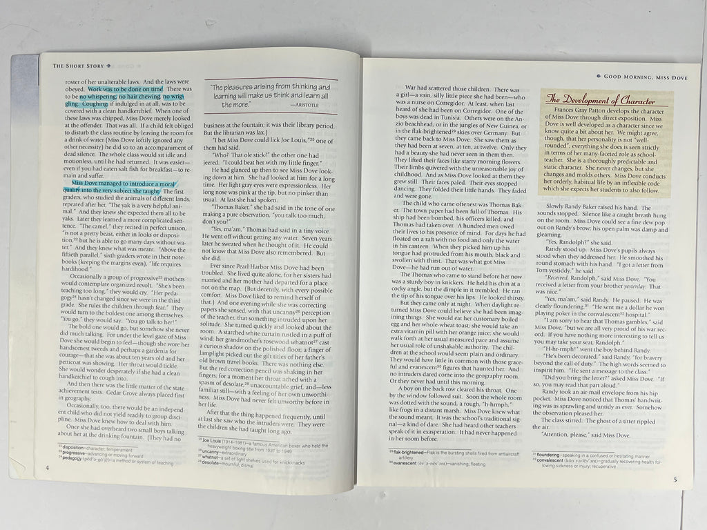 Abeka World Literature | 4th ed | set- Textbook, Quizzes Tests, Answer Keys
