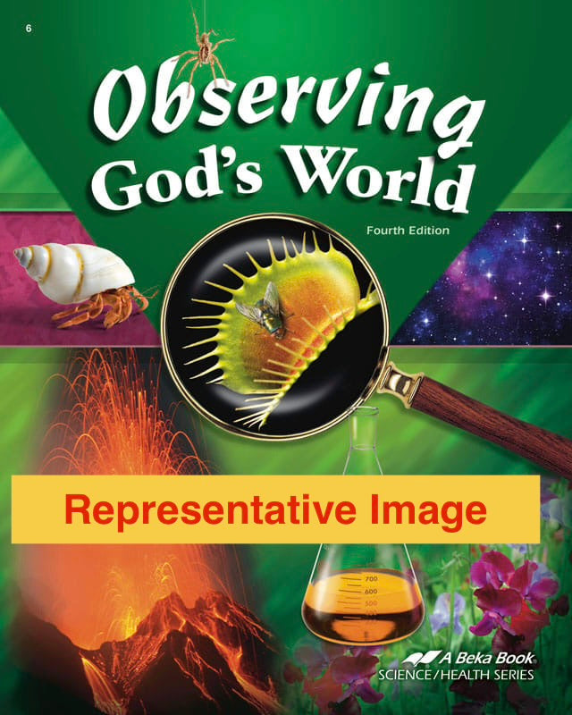 Abeka Science 6 Observing God's World Bundle | 4th ed. | Complete Used Set | Homeschool Curriculum