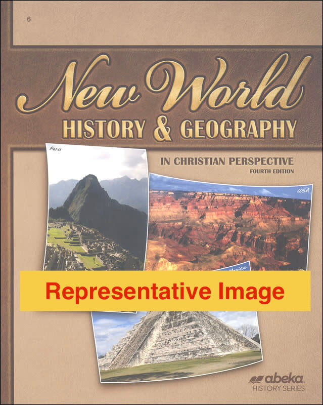 Abeka New World History 6 Bundle | 4th ed. | Complete Used Set | Homeschool Curriculum