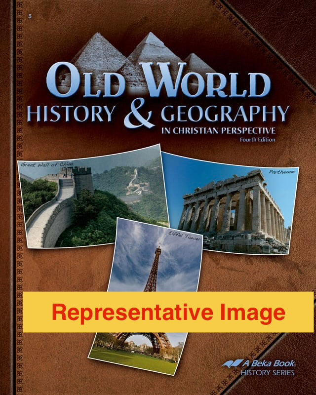 Abeka Old World History 5 Bundle | 4th ed. | Complete Used Set | Homeschool Curriculum