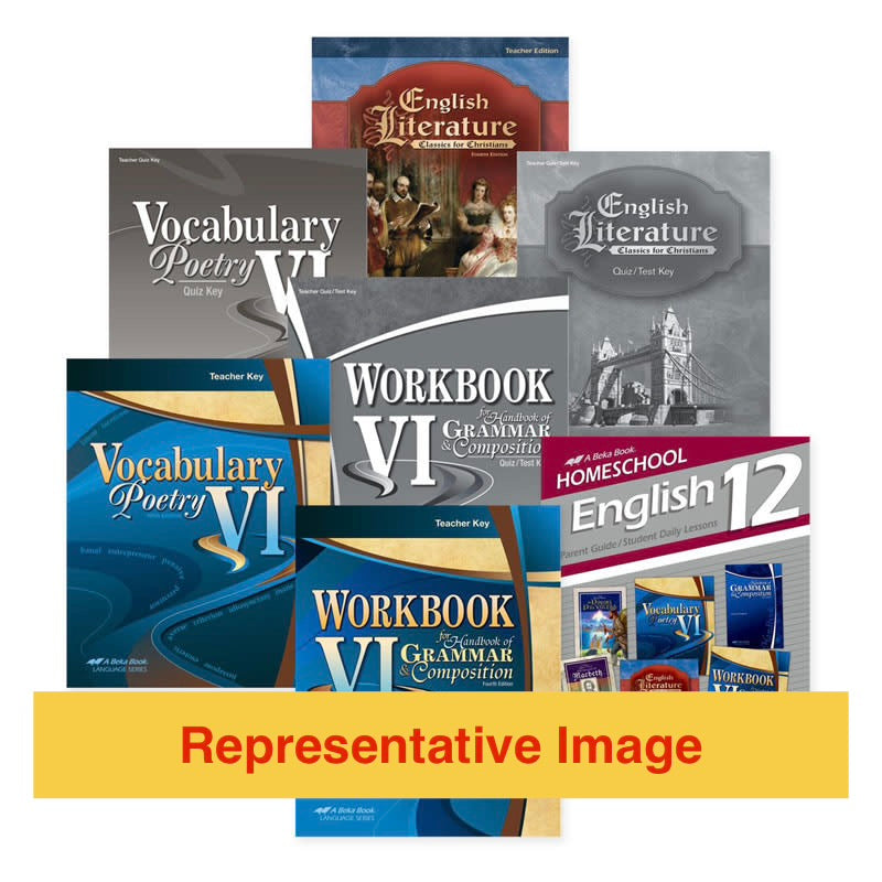 Abeka English 12 Bundle | Complete Used Set | Homeschool Curriculum