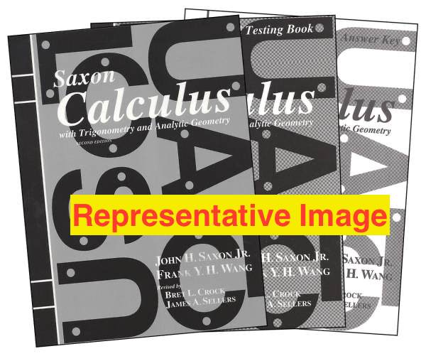 Saxon Calculus Bundle | 2nd ed. | Complete Used Set | Homeschool Curriculum