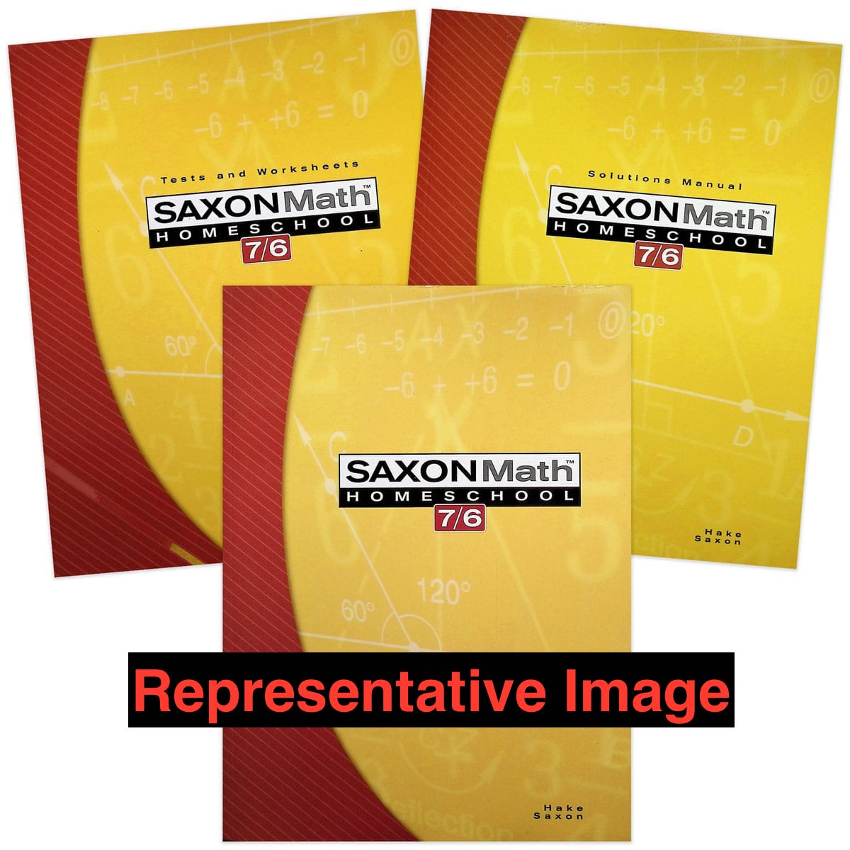 Saxon Math 7/6 Bundle | 3rd ed. | Complete Used Set | Homeschool Curriculum