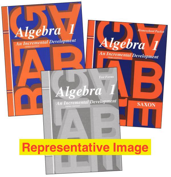 Saxon Algebra 1 Bundle | 3rd ed. | Complete Used Set | Homeschool Curriculum