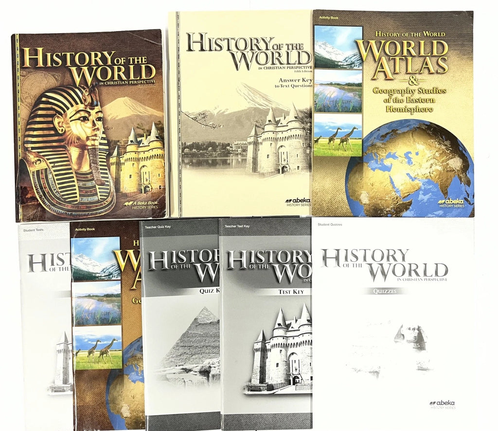 Abeka History of the World 7 Bundle | 5th ed. | Complete Used Set | Homeschool Curriculum
